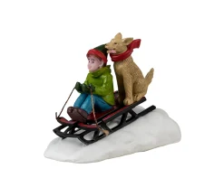 Lemax Kerstdorpen|ohgreen Doggone downhill sledding