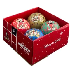 Kerstballen|ohgreen Doos met 4 kerstballen mickey