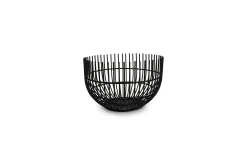 Servies|ohgreen Draadmand 15xh9,5cm zwart iris