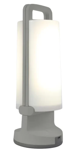 Verlichting|Ecocheques|ohgreen Dragonfly solar tafellamp zilver grijs led 1.2w