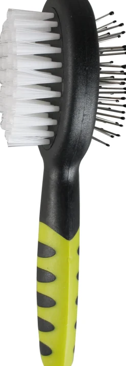 Andere|ohgreen Dubbele borstel met handvat knaagd