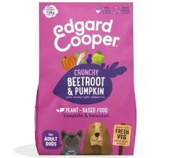 Hond Voeding|ohgreen Edgard & cooper, hondenbrokken voor adult plant based bieten, 1kg