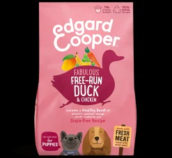 Hond Voeding|ohgreen Edgard & cooper, hondenbrokken voor puppy eend & kip, 2,5kg