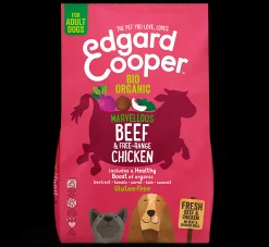 Hond Voeding|ohgreen Edgard & cooper, hondenbrokken voor adult met rund en kip, 7kg
