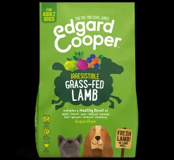 Hond Voeding|ohgreen Edgard & cooper, hondenbrokken voor adult met lam, 12kg