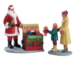 Lemax Kerstdorpen|ohgreen Een seizoen van geven, set van 2