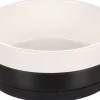 Eet-En Drinkpotten|ohgreen Eet- en drinkpot duke rond zwart & wit