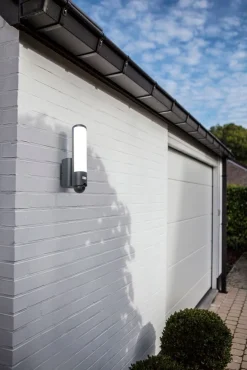 Verlichting|Ecocheques|ohgreen Elara led wandlamp met camera en sensor donkergrijs