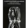 Tuinmeubelen|ohgreen ELASTIC LACES WITH ENDINGS Noir