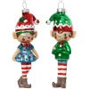 Thema Holiday|Kerstornamenten|ohgreen Elf glas met muts