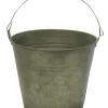 Metaal|ohgreen Emmer zink vintage groen d25h22