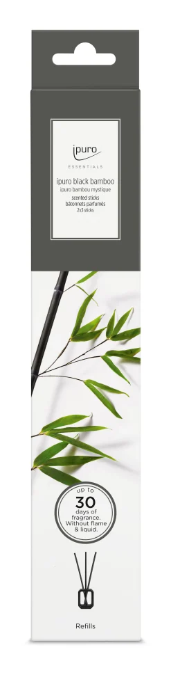 Geuren|ohgreen Essentials scented stick black bamboo 6st