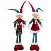 Thema Holiday|Kerstdecoratie|ohgreen Figuur elf standing 2ass bordeaux groen