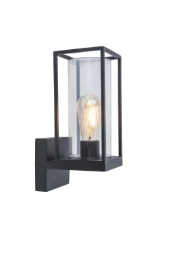 Verlichting|Ecocheques|ohgreen Flair wandlamp mat zwart e27 40w