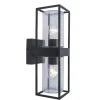 Verlichting|Ecocheques|ohgreen Flair wandlamp up&down licht mat zwart e27 40w