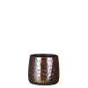 Potten En Vazen|ohgreen Floyd pot rond bruin - h13xd15cm