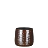 Potten En Vazen|ohgreen Floyd pot rond bruin - h15xd17cm