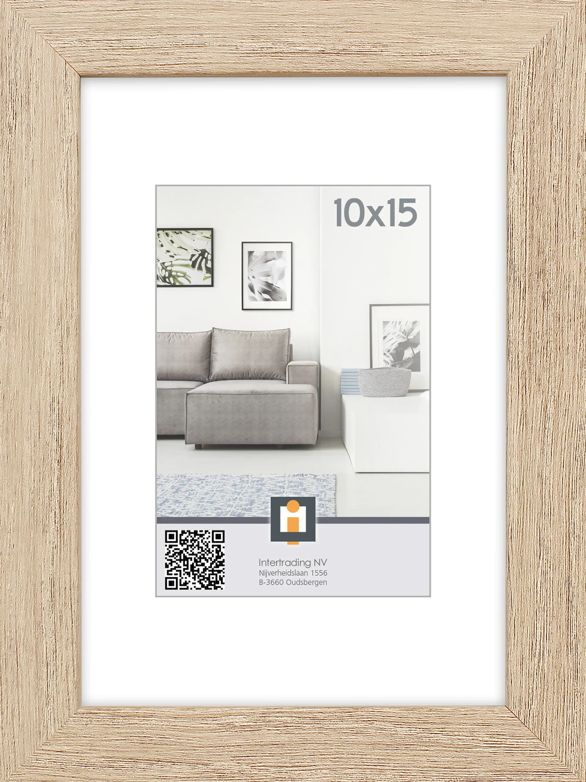 Sfeermakers|ohgreen fotolijst livorno vintage eik 10x15 cm