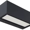 Verlichting|Ecocheques|ohgreen Gemini wandlamp donkergrijs led 21w