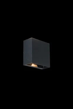 Verlichting|Ecocheques|ohgreen Gemini wandlamp mat zwart led 10w