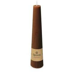 Kaarsen|ohgreen Geribde obelisk kaars