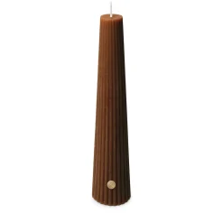 Kaarsen|ohgreen Geribde obelisk kaars