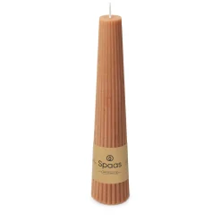 Kaarsen|ohgreen Geribde obelisk kaars