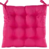 Accessoires En Onderhoud|ohgreen Gewatteerd stoelkussen donker roze 38x38cm