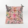Accessoires En Onderhoud|ohgreen Gewatteerd stoelkussen vogels oud roze 38x38cm