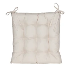 Accessoires En Onderhoud|ohgreen Gewatteerd stoelkussen zand 38x38cm
