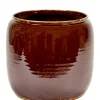 Potten En Vazen|ohgreen Glazed shades Pot costa l brown d25h26
