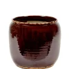 Potten En Vazen|ohgreen Glazed shades Pot costa m brown d21h21