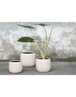 Potten En Vazen|ohgreen Glazed shades Sierpot costa 18,5x18,5x19 roz