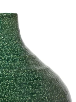 Potten En Vazen|ohgreen Glazed shades Vaas s l24xb24x h23,5 d.groen