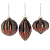Kerstballen|ohgreen Glitterstreep kerstbal