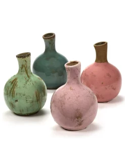 Potten En Vazen|ohgreen Gold & Pastel Vaas l l17xb17xh24cm ass/4 mix
