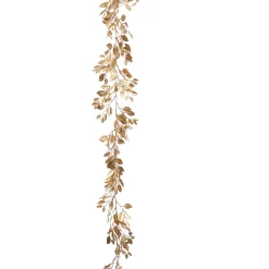 Kerstdecoratie|ohgreen Gouden guirlande 180cm ficus