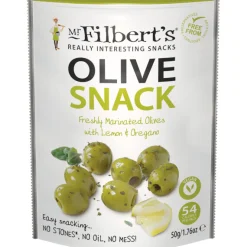 Voeding|ohgreen Groene olijven met citroen en oregano 50g