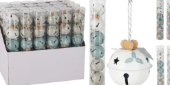 Kerstornamenten|Thema Cosy|ohgreen Hangdeco bellen set van 6 stuks