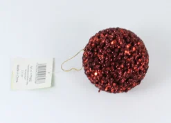 Kerstballen|ohgreen Hangdeco berry bal wijnrood