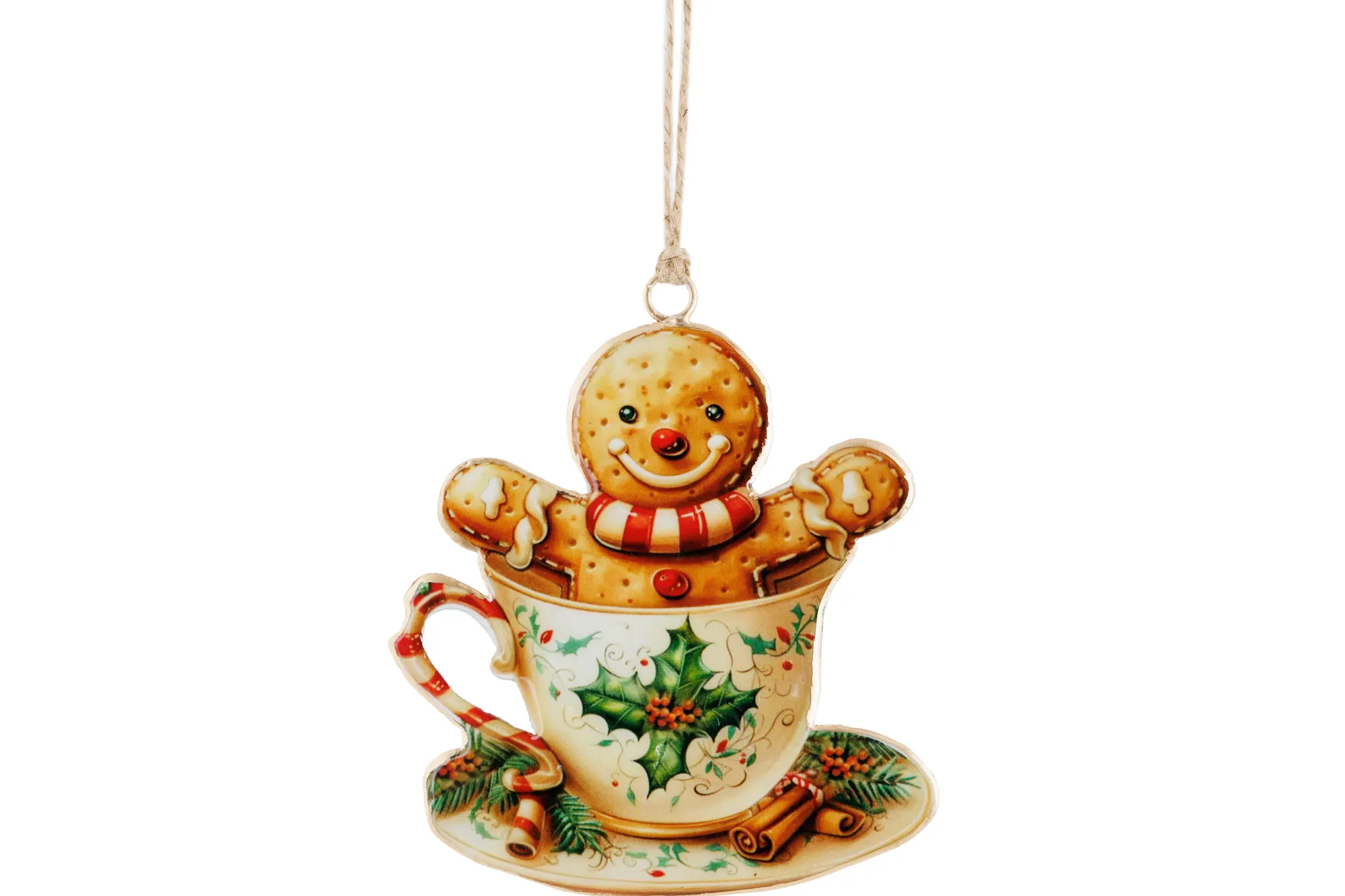 Kerstornamenten|Thema Holiday|ohgreen Hanger vintage cookie bruin