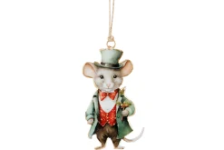 Thema Classic|Kerstornamenten|ohgreen Hanger vintage mouse multikleur