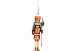 Thema Classic|Kerstornamenten|ohgreen Hanger vintage nutcracker rood
