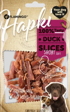 Werelddierendag|Hond Voeding|ohgreen Hapki duck slice short 85gr