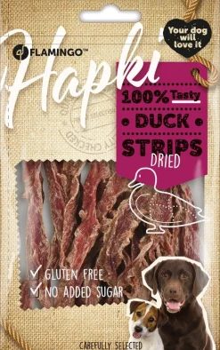 Hond Voeding|Werelddierendag|ohgreen Hapki eendenstrips 85gr