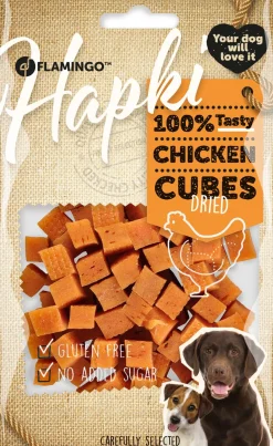 Werelddierendag|Hond Voeding|ohgreen Hapki kippenblokjes 85gr
