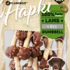 Werelddierendag|Hond Voeding|ohgreen Hapki lamb & rice dumbell 150gr