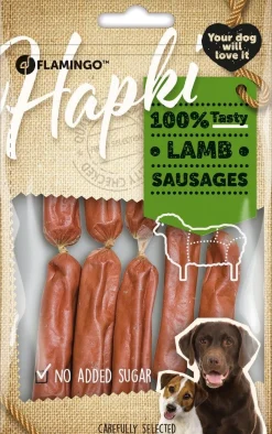 Hond Voeding|Werelddierendag|ohgreen Hapki lamsworstjes 85gr