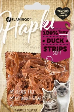 Werelddierendag|Kat Voeding|ohgreen Hapki soft duck strips 50gr