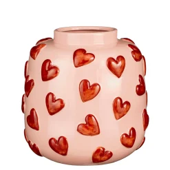 Potten En Vazen|ohgreen Hearts vaas - h28xd28,5cm